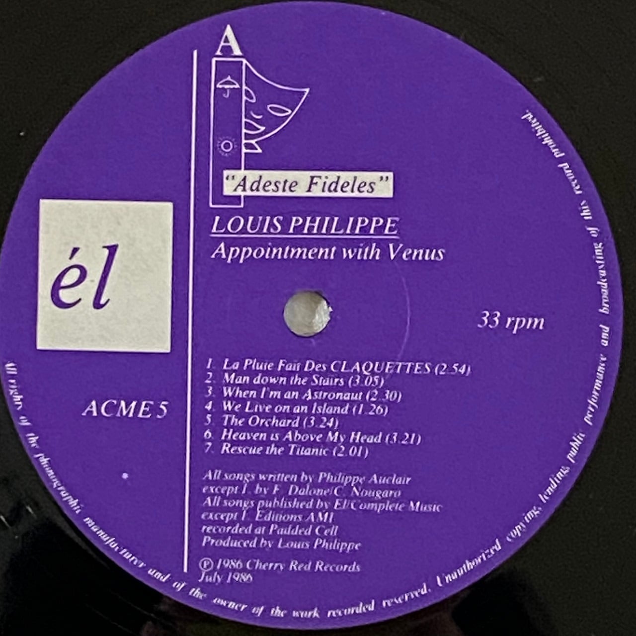 LP】Louis Philippe – Appointment With Venus | マメシバレコード