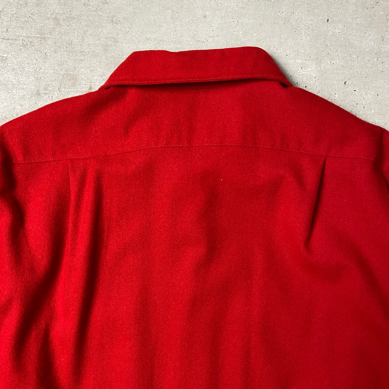 60年代 USA製 PENDLETON ペンドルトン ウールシャツ 開襟 メンズL 古着 