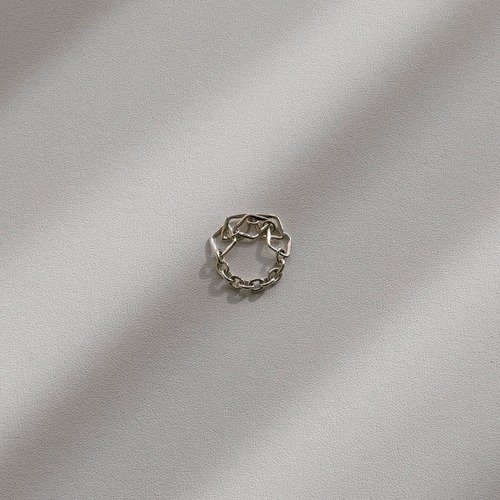 Heritage chain ring  Silver