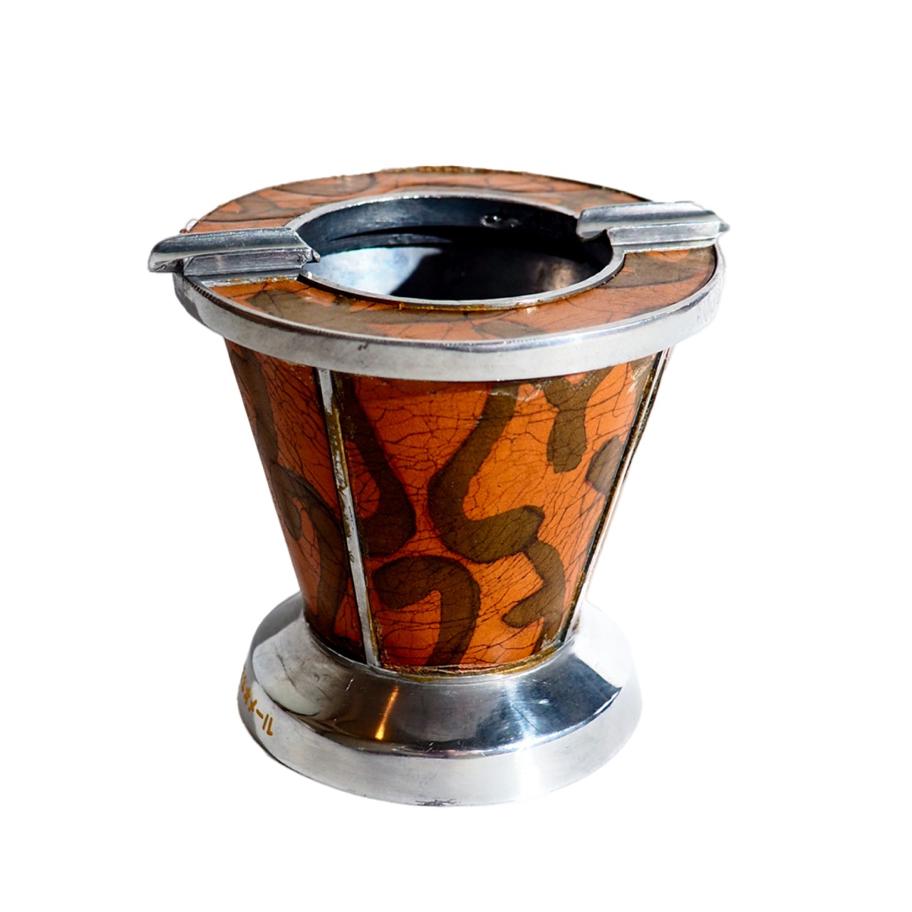 iron patterned ashtray