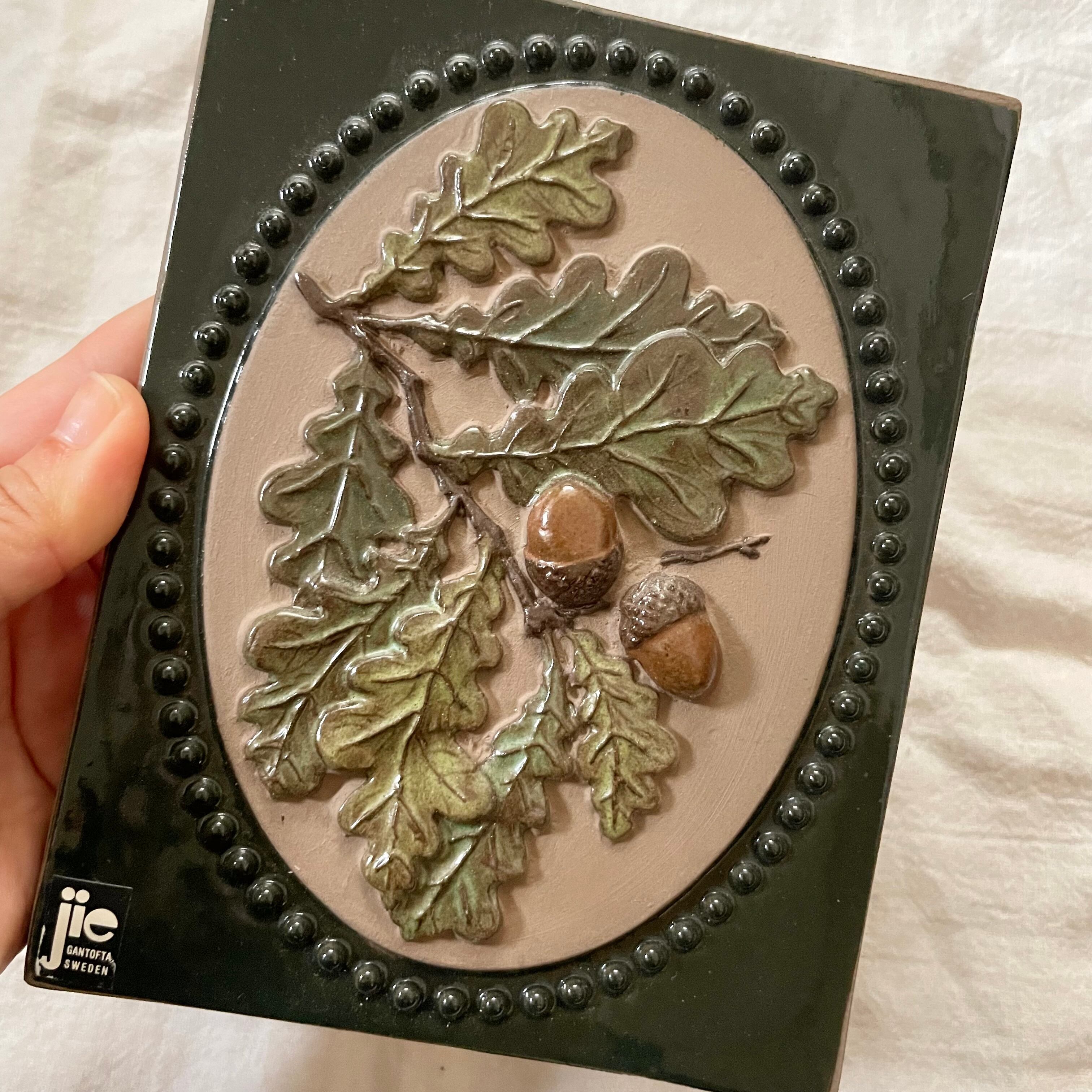 どんぐりの陶板 | tsuitachi craft&brocante