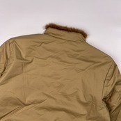 The Scotch House スコッチハウス 毛皮 ファー付き 中綿 ジャケット サイズ 40 /ベージュ系/レディース/三陽商会