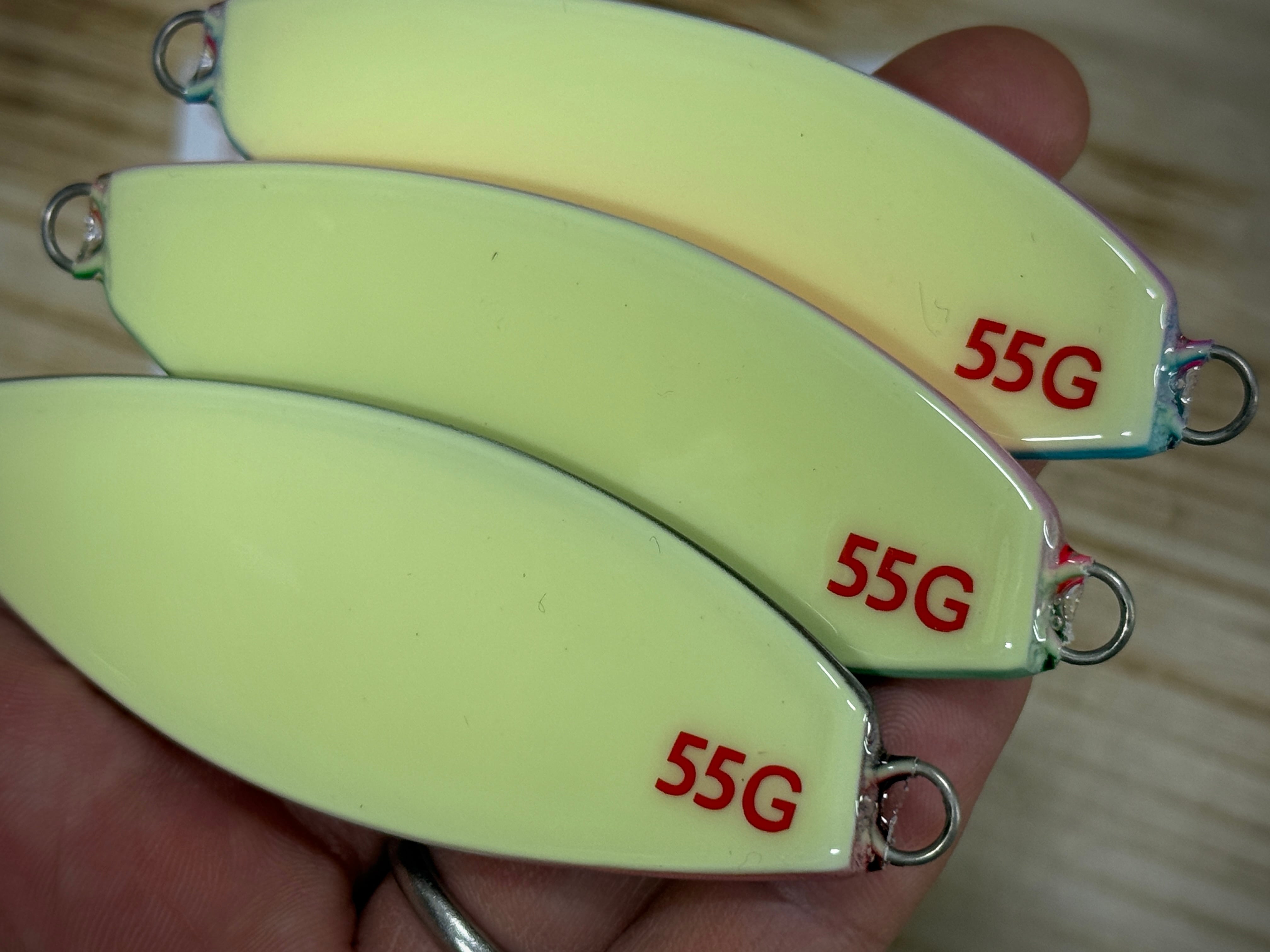 LURES Chemist ルアーズケミスト サーモンスプーン55g【グローカラー