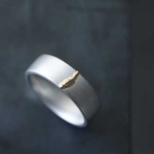 tsunagu　6.0mm　 (純銀/K18)　Ring