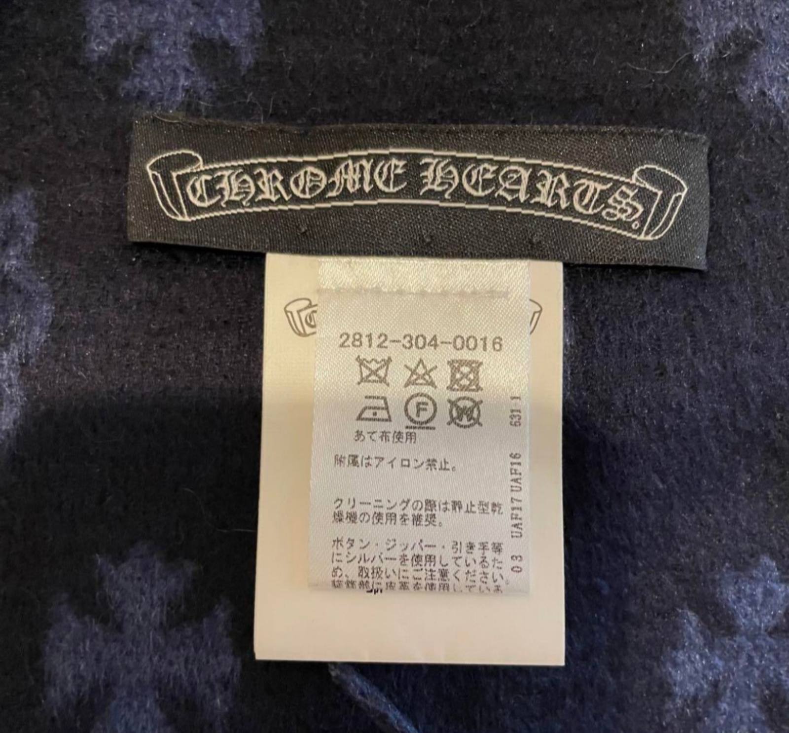 CHROME HEARTS クロムハーツ シルク100% ブランケット CHROME HEARTS クロムハーツ シルク100% ブランケット