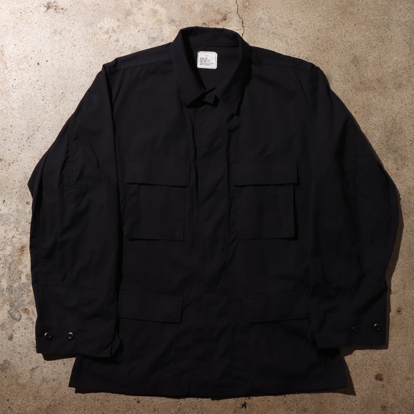 Deadstock M-L Black357 97年 BDUジャケット 米軍実物 ブラック 黒 