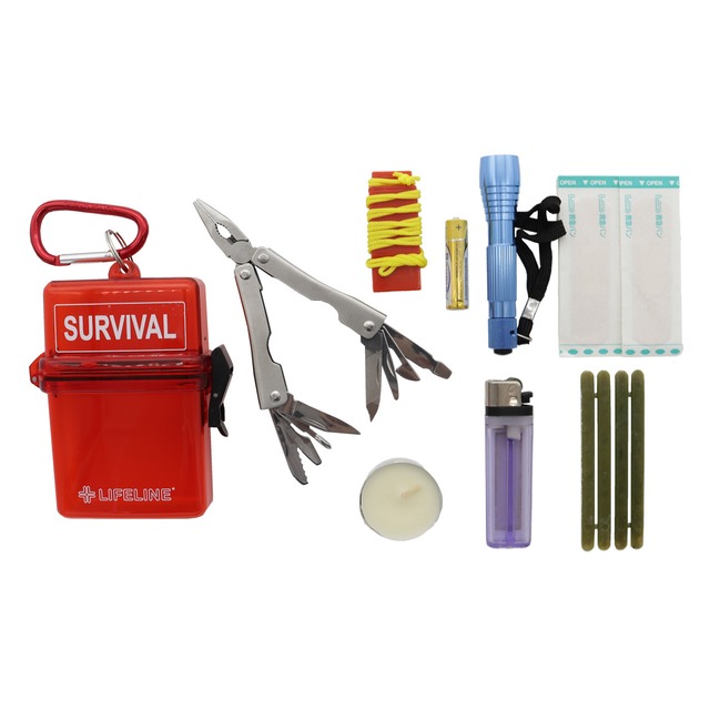 防水サバイバルＢＯＸ　レッド　Ⅱ