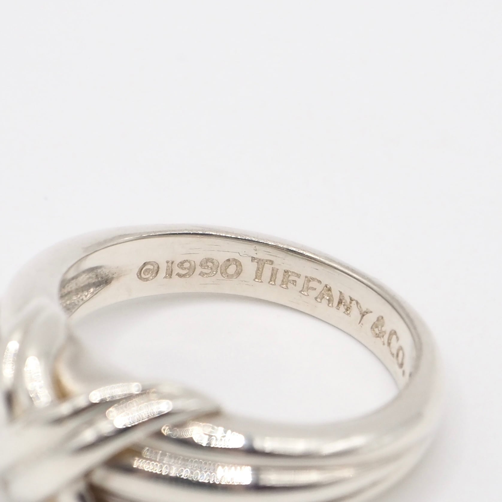 Tiffany&Co. 約14号 シグネチャー リング シルバー925 ティファニー