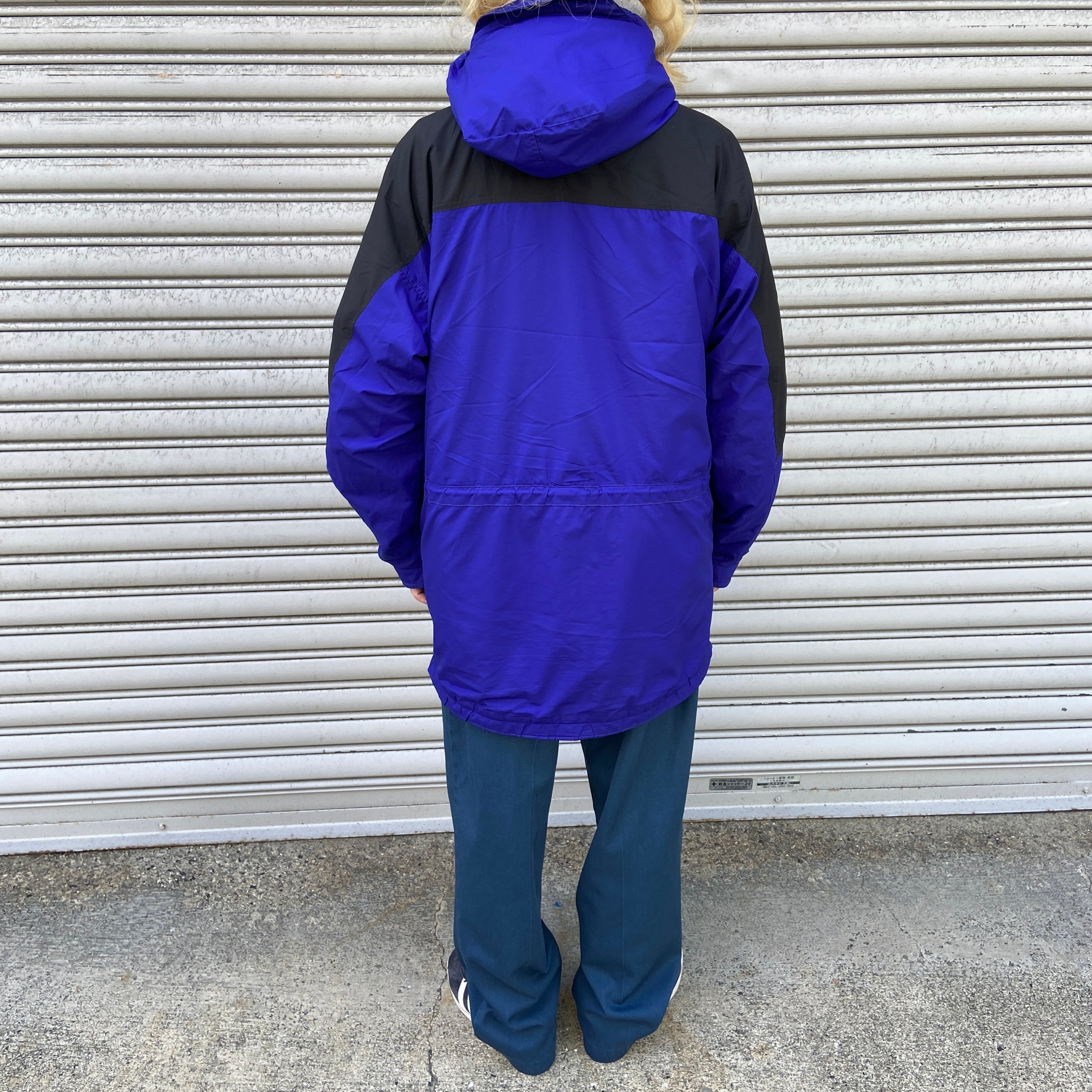 90s THENORTHFACE ノースフェイス マウンテンパーカー ブルー M | 古着