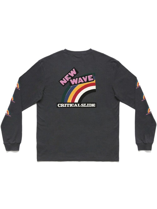 TCSS Critical slide クリティカルスライド NEW WAVE L.S TEE ロンT TE2024-1 チャコール