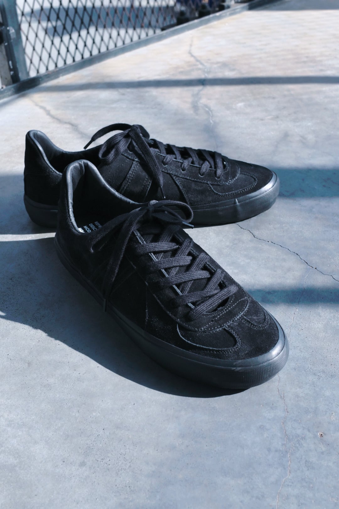 REPRODUCTION OF FOUND】unisex German Trainer (Vulcanized) ［Black