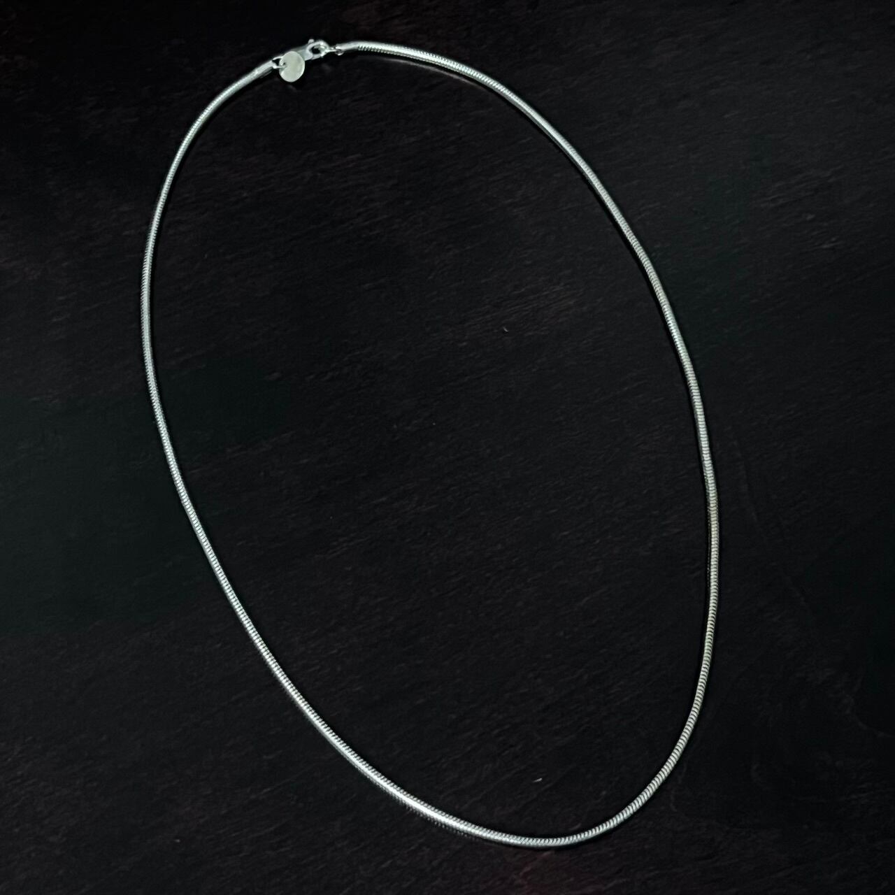 VINTAGE TIFFANY & CO. Snake Chain Necklace Sterling Silver