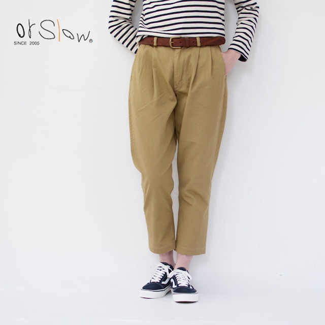 orslow  [オアスロウ] W BILLY JEAN KHAKI [00-5560-40] ビリージーン カーキパンツ・サルエル・デニムサルエル・デニムイージーパンツ　LADY'S  [2023SS]