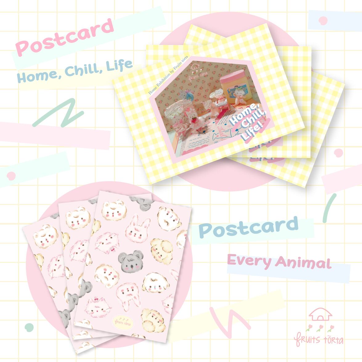 Home, Chill, Life Postercard
