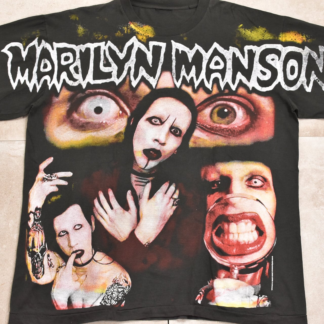 Bootleg Marilyn Manson T-shirt | 古着屋 grin days memory 【公式 ...