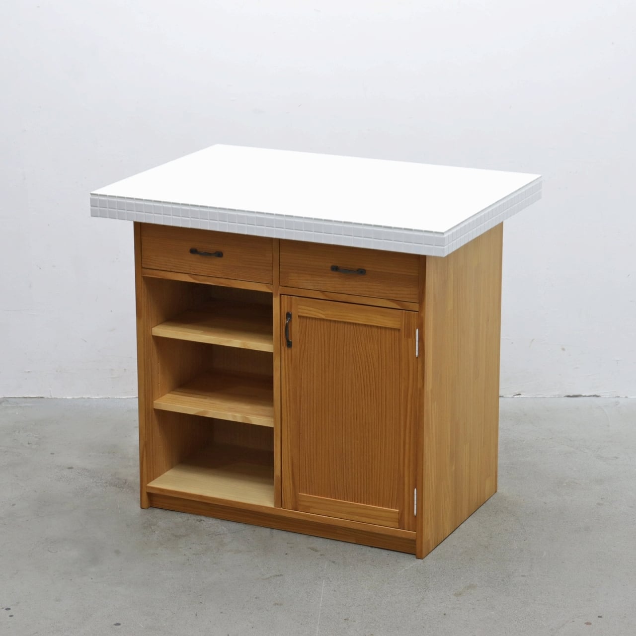 MOMO NATURAL モモナチュラル アイランド カウンター キッチン タイル