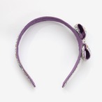 PURPLE FLOWER HEADBAND