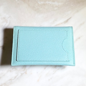 SALVATORE FERRAGAMO leather card case “vara bow”