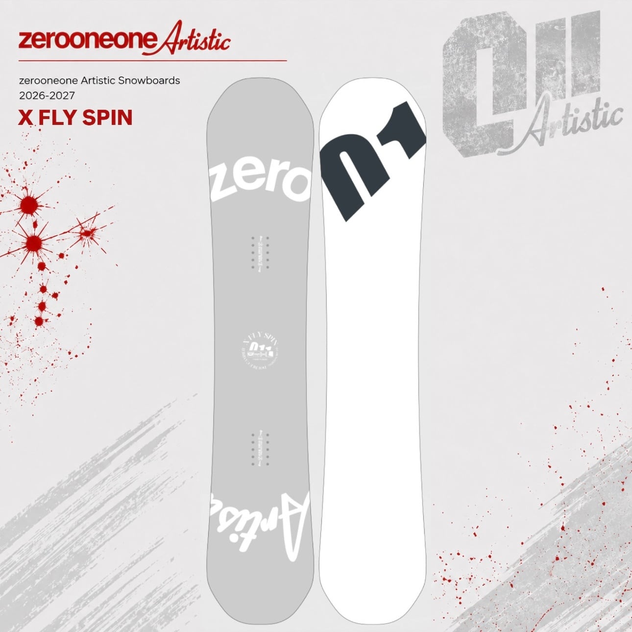 26/27 ZERO ONE ONE 『 X FLY SPIN 』 ゼロワンワン グラトリ ラントリ