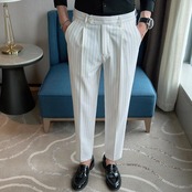 loose straight drape pants 00340