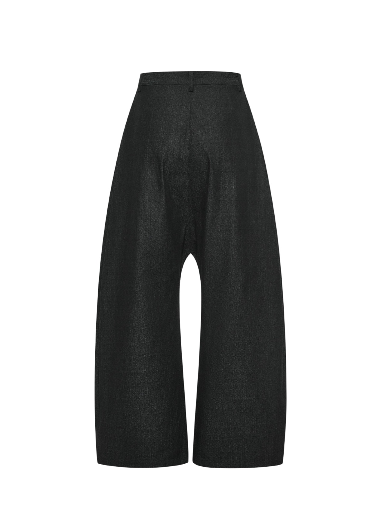 7440 37 1 Wide Pleated Denim Trousers