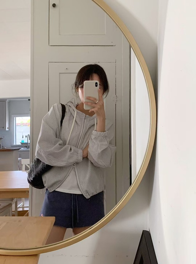 (即納) LITER / Hay stripe 2way jumper  2color