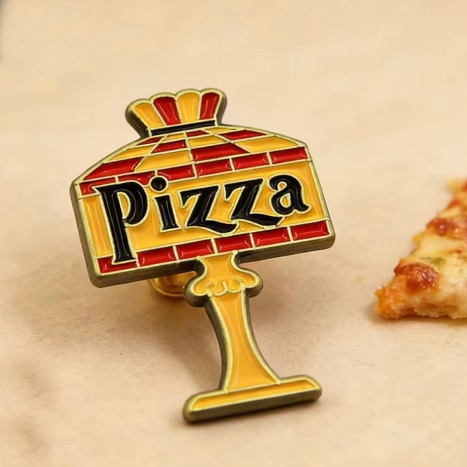 PIZZA ステンドグラス ピンバッジ ランプ Pins | BF MERCH'S