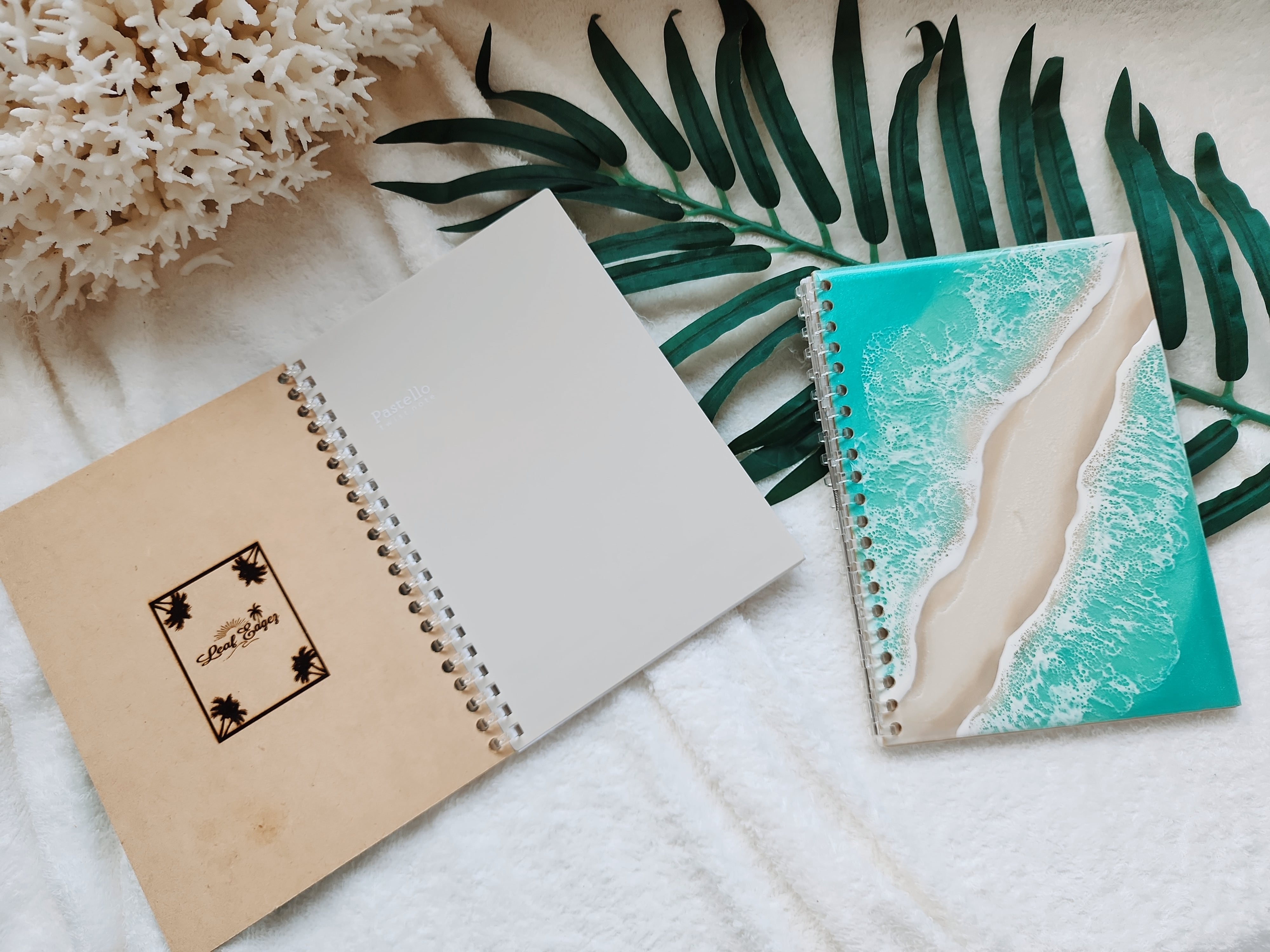 414.オーシャンレジンアート 海のノート