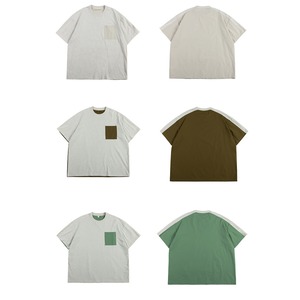 Contrast pocket t-shirt 0590