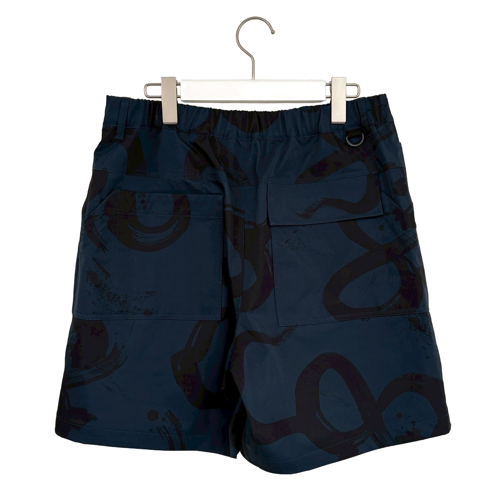 CALLIGRAPHY PATTERN SHORT PANTS -NAVY- | 8G SHOOT WEBSTORE
