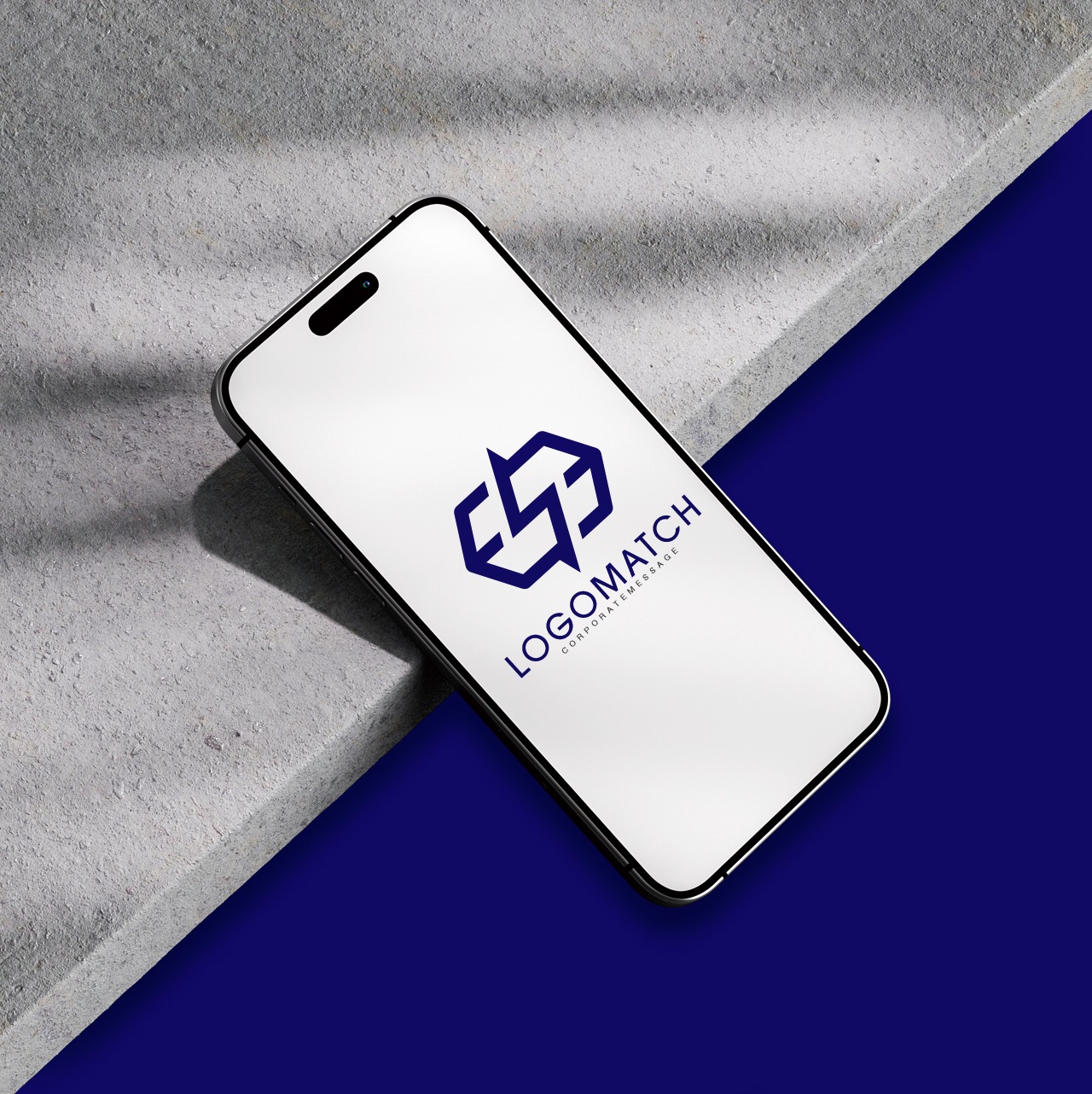 安定した基盤と電気のロゴ