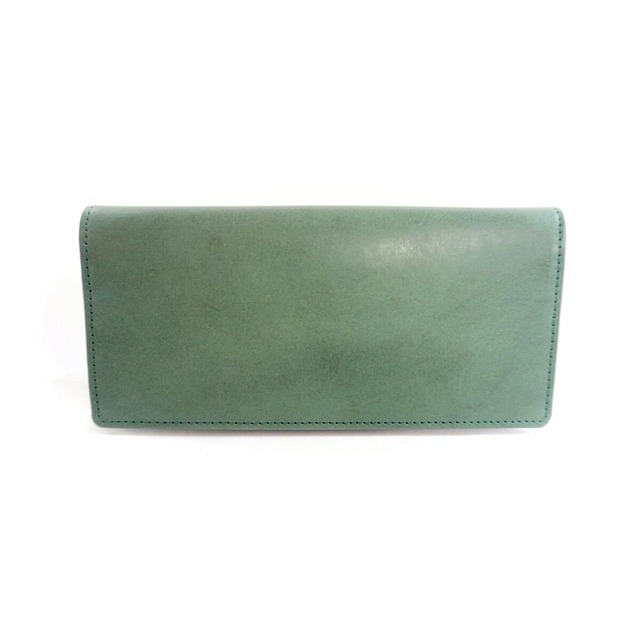 104199　ブライドルレザー長財布　グリーン