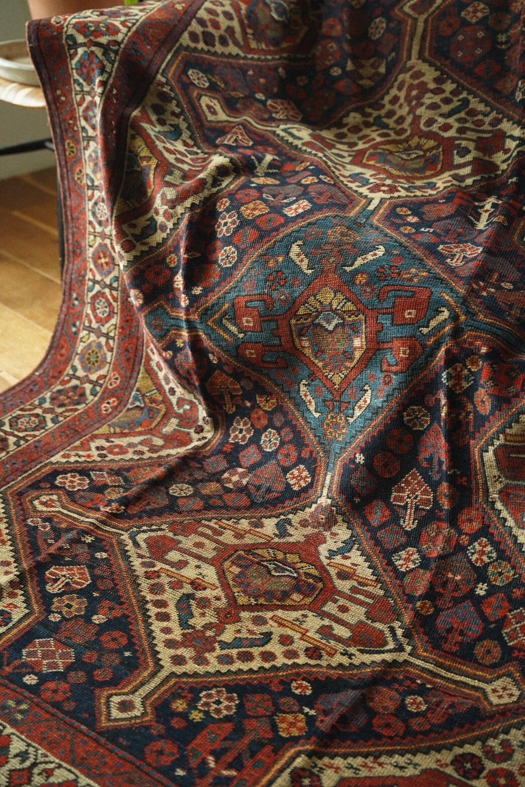 550-Antique Khamse rug | 手織りのヴィンテージラグ専門店 550-Antique Khamse rug | 手織りのヴィンテージラグ専門店