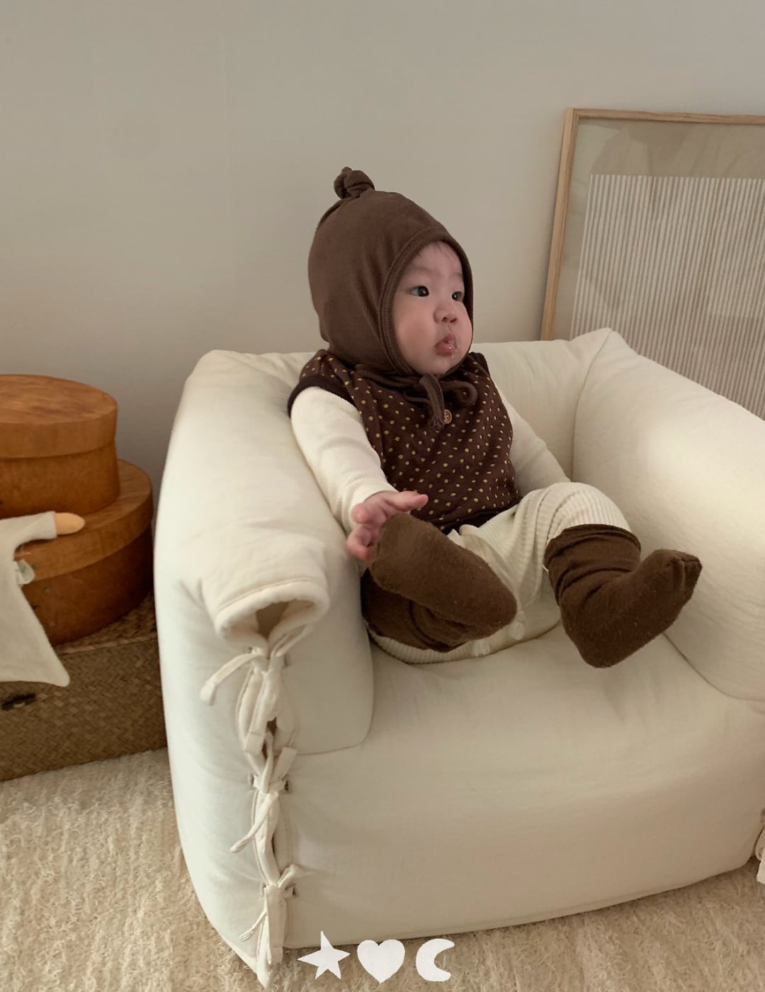 送料無料【予約】/  baby チョンチョニレギンス /lalaland
