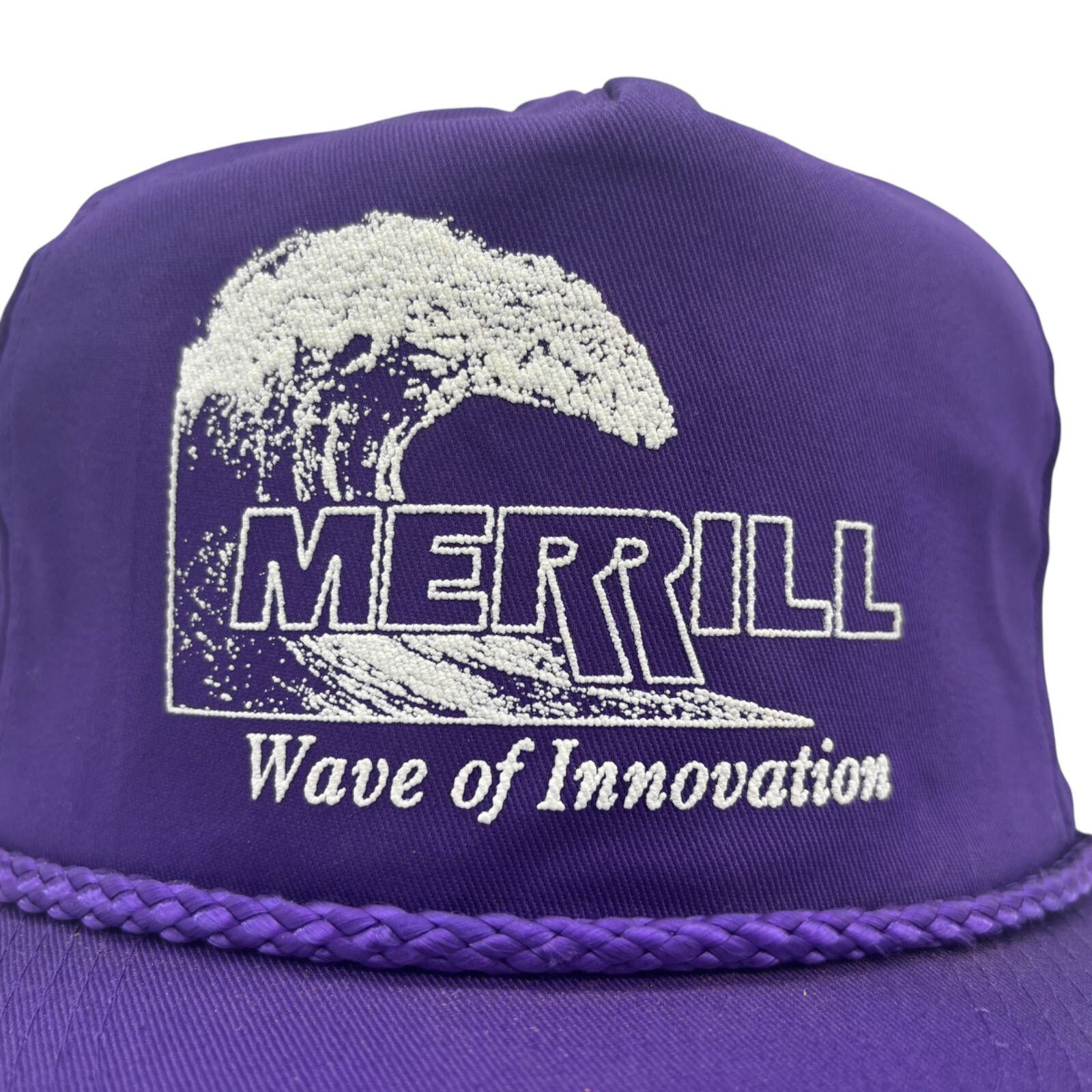 キャップ/帽子】90s MERRILL Wave of Innovation ビンテージ