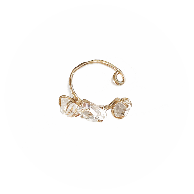Harkimer Earcuff(ハーキマーイヤカフ) EMU-017h-earcuff