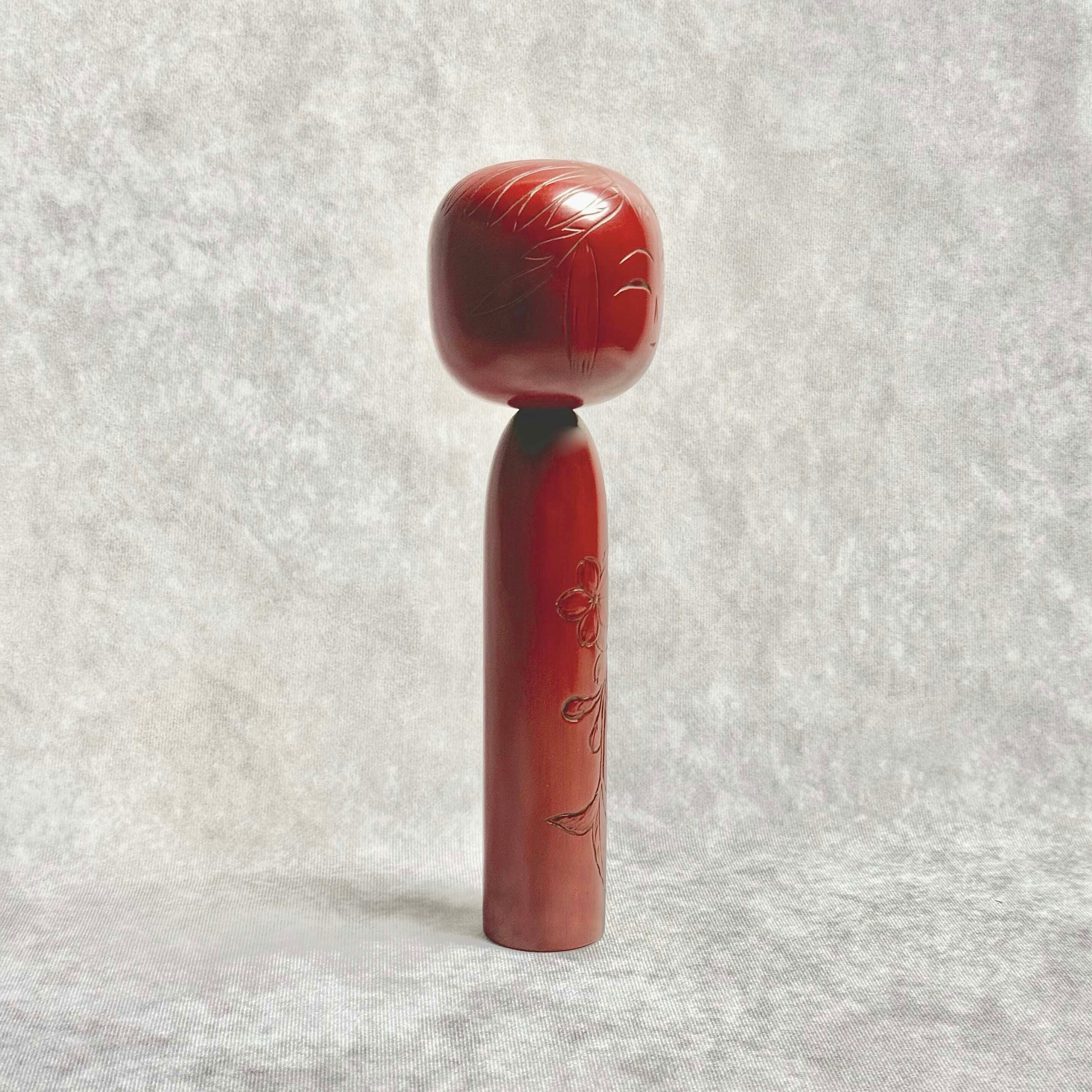 伝統工芸「鎌倉彫こけし」(No.45)