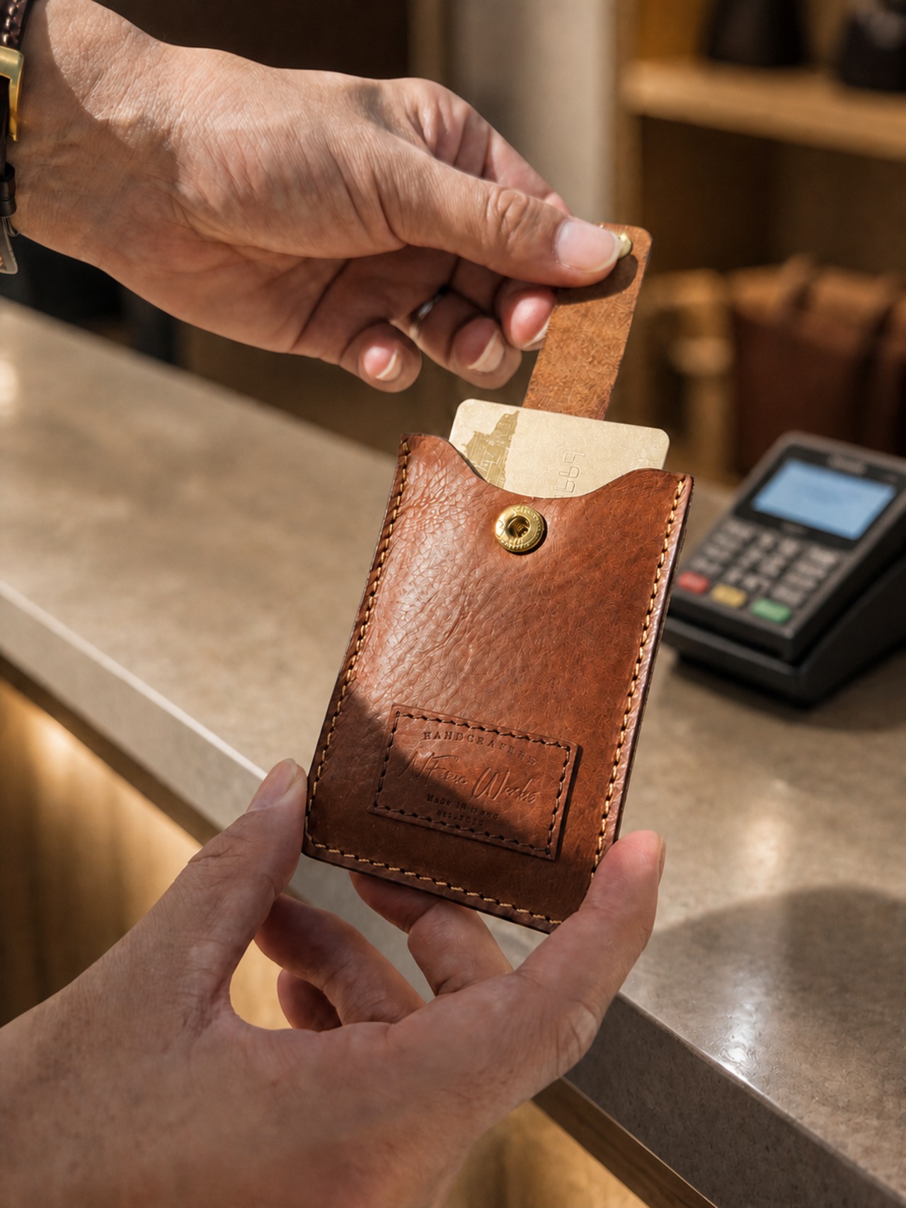 【Minimal Card Wallet】スライド式カードウォレット - RAW SLIDE (ロウスライド)