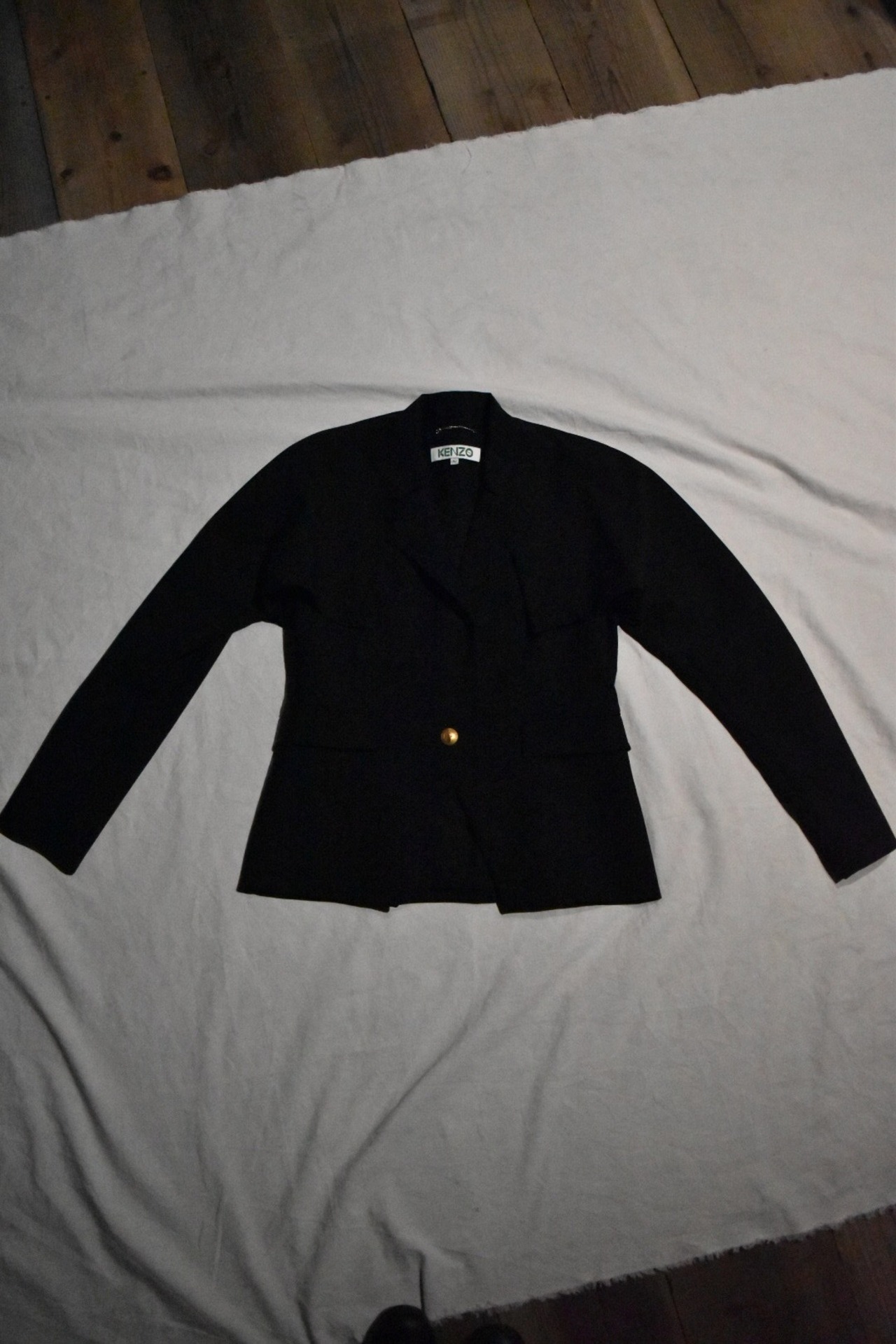 KENZO 2010s Black flap jacket
