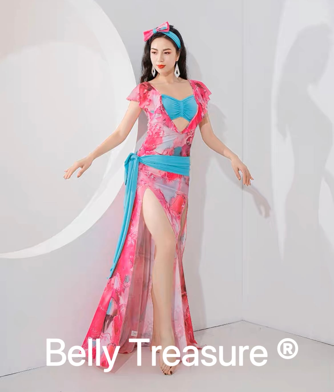 ベリーダンス バラディドレス 3カラー QCZW ZM448 202306 | Belly
