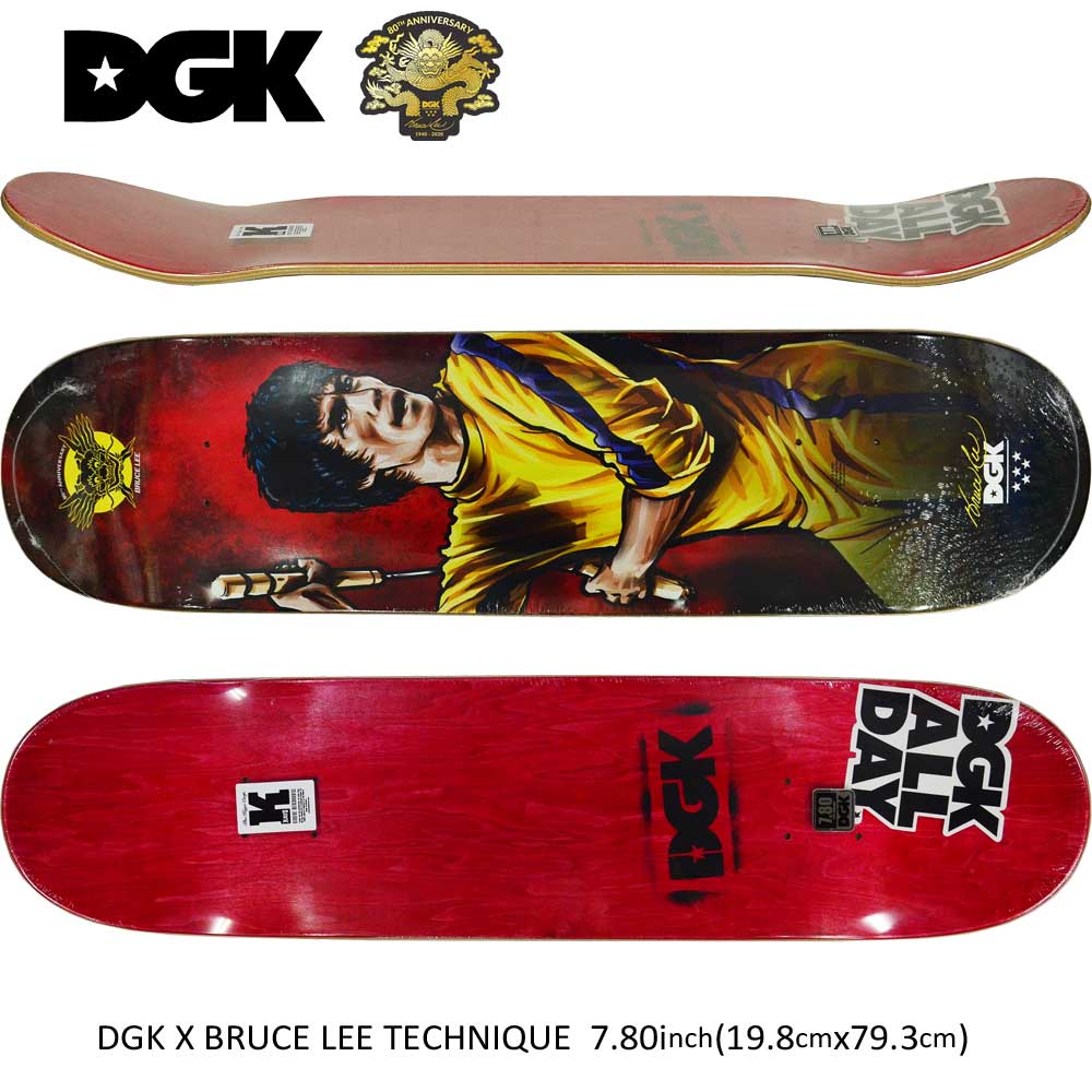 新品・DGKデッキ(8インチ)李小龍 ブルース・リー|DGKデッキ8 新品・DGKデッキ(8インチ)李小龍 ブルース・リー|DGKデッキ8