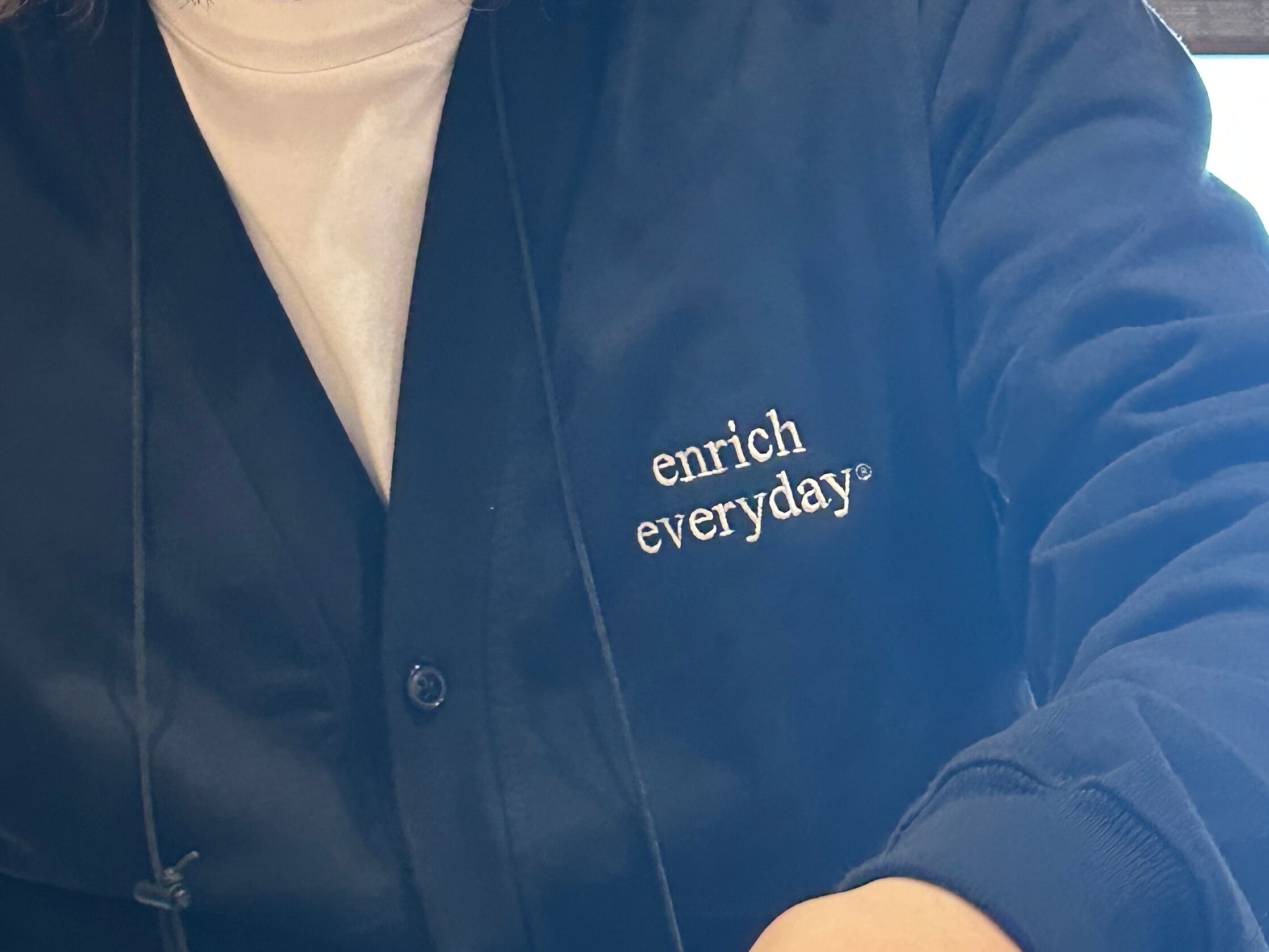 2025年 9月上旬発送予定）予約商品 everyday Loose cardigan 10.0oz／コットン ジャージー カーディガン