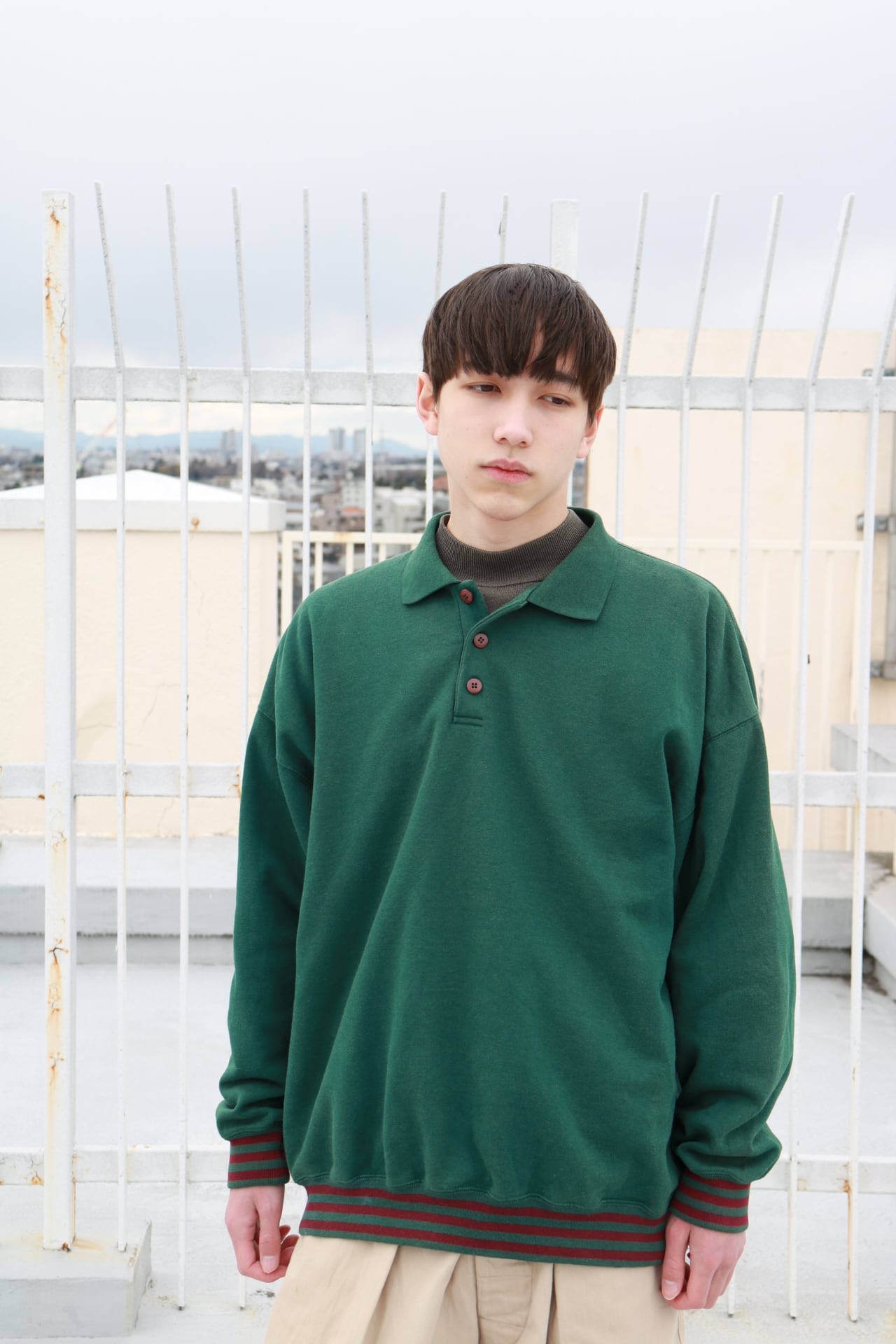Vintage polo neck sweater | Cary