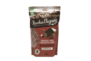 CHARLES VIGNON [オーガニック]３種チョコレート ミューズリーシリアル 375g
