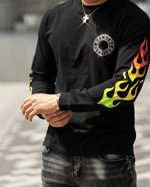 GLITTER RHINE STONE SHIRTS【BB25007】