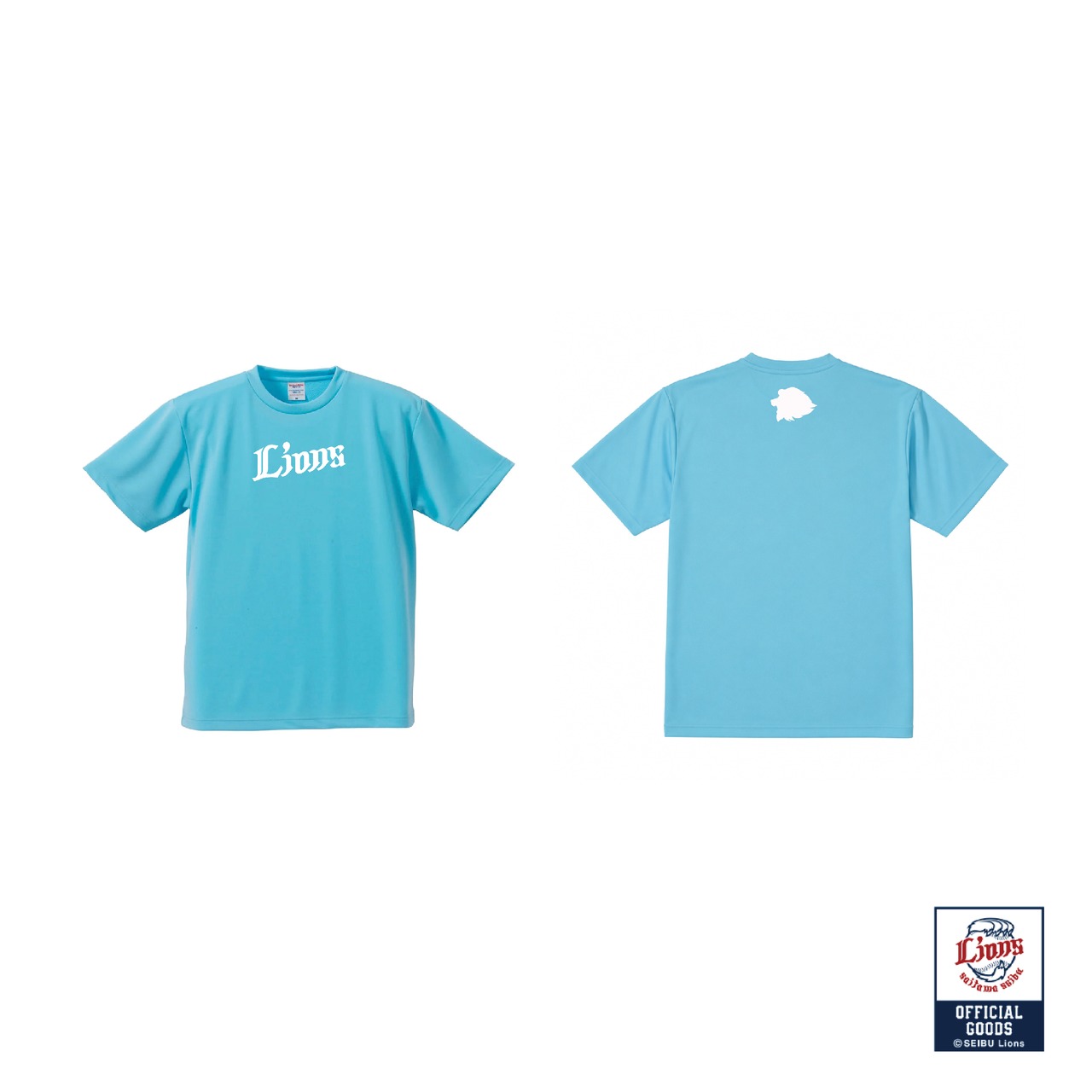 ライオンズ　Tシャツ　アクアブルー・画像3