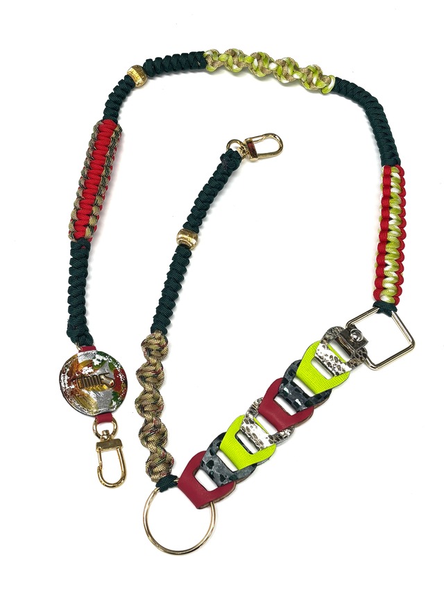 Leather&paracord STRAP【LONG】