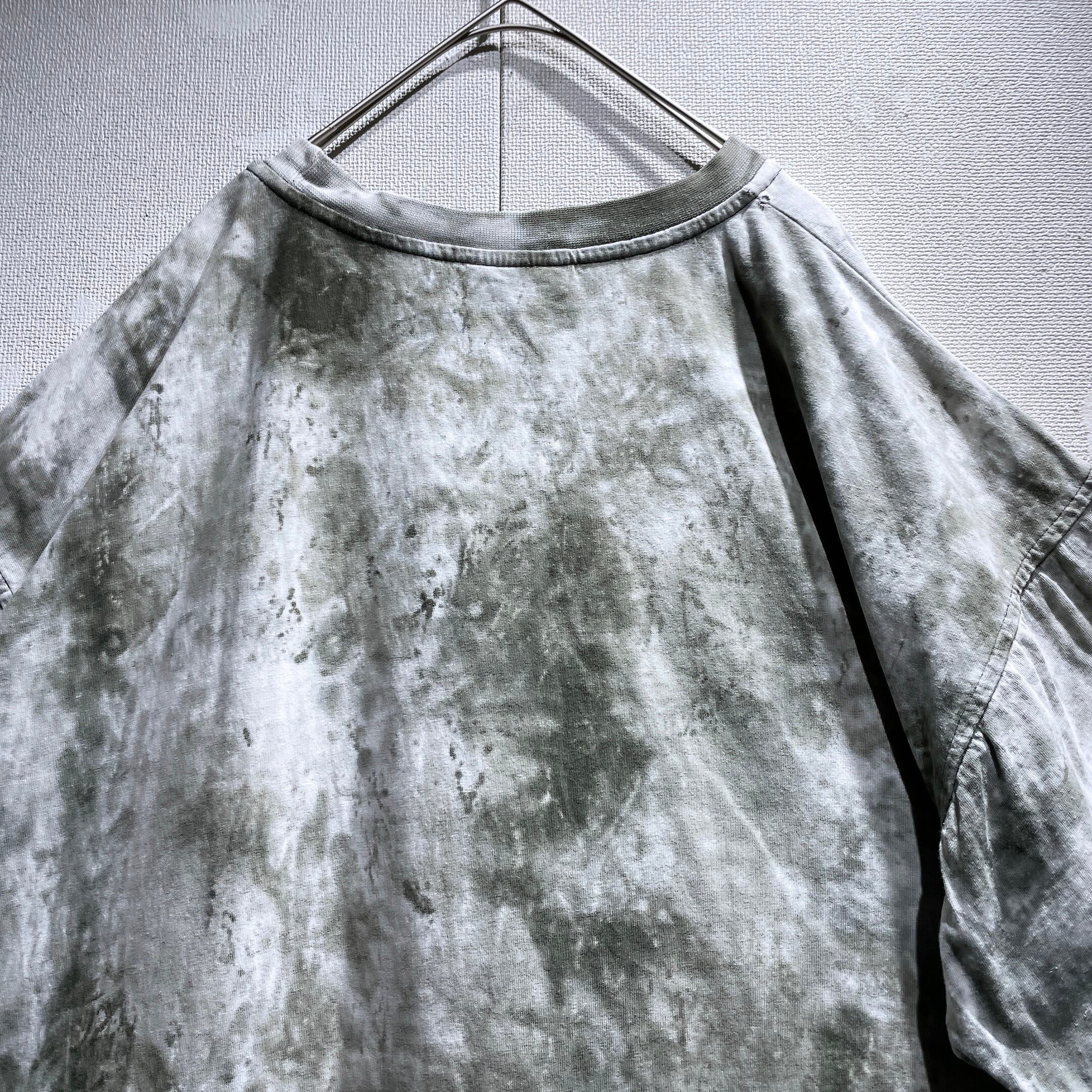 1990s ” Savvy ” Hand dyed logo printed vintage loose SS Tee