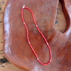 Mandi/マンディ W.Hearts Necklace(LG Beads/60cm)(Red)