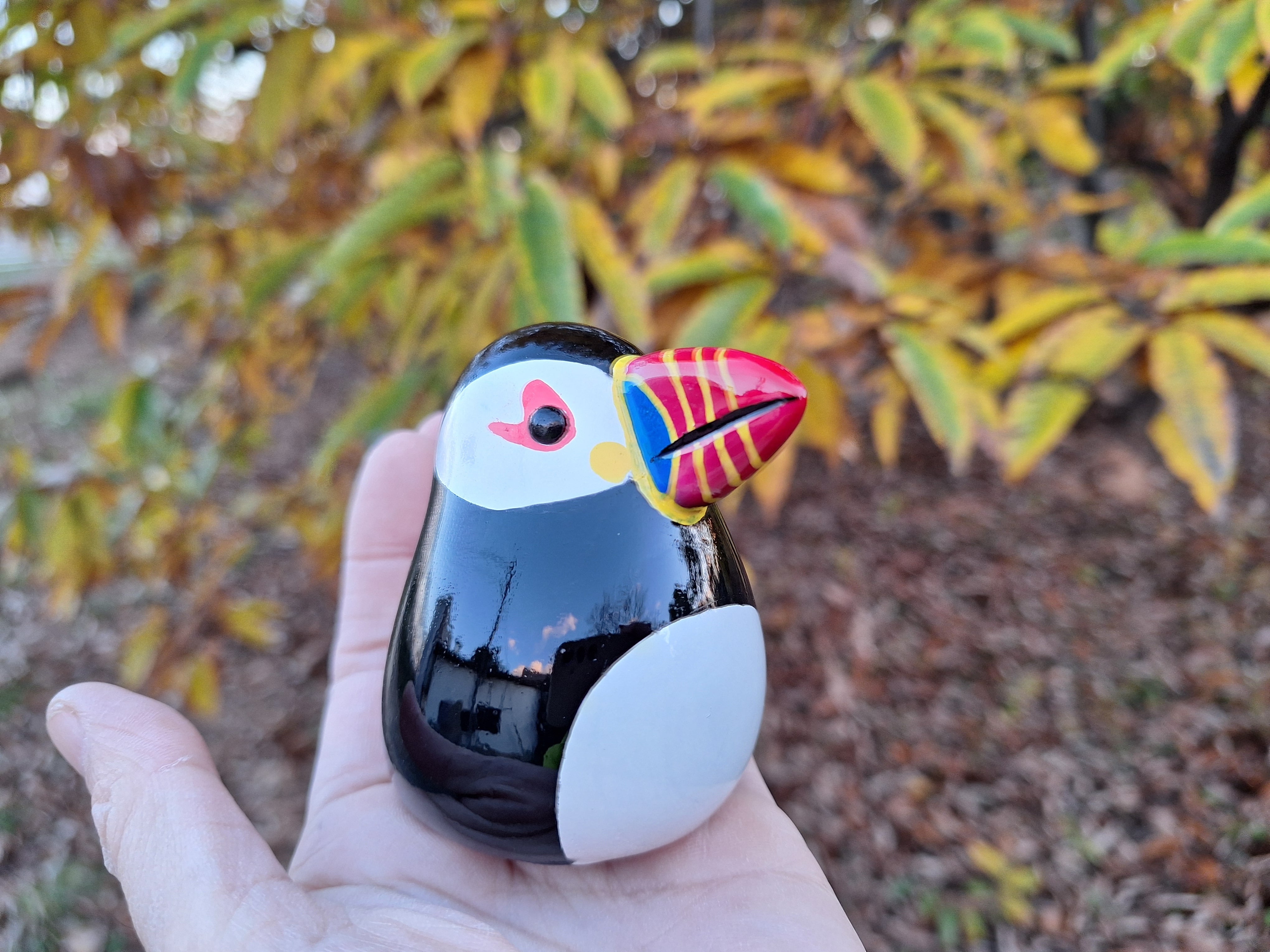 パフィン puffin | 工房西岡 woodcraft animals